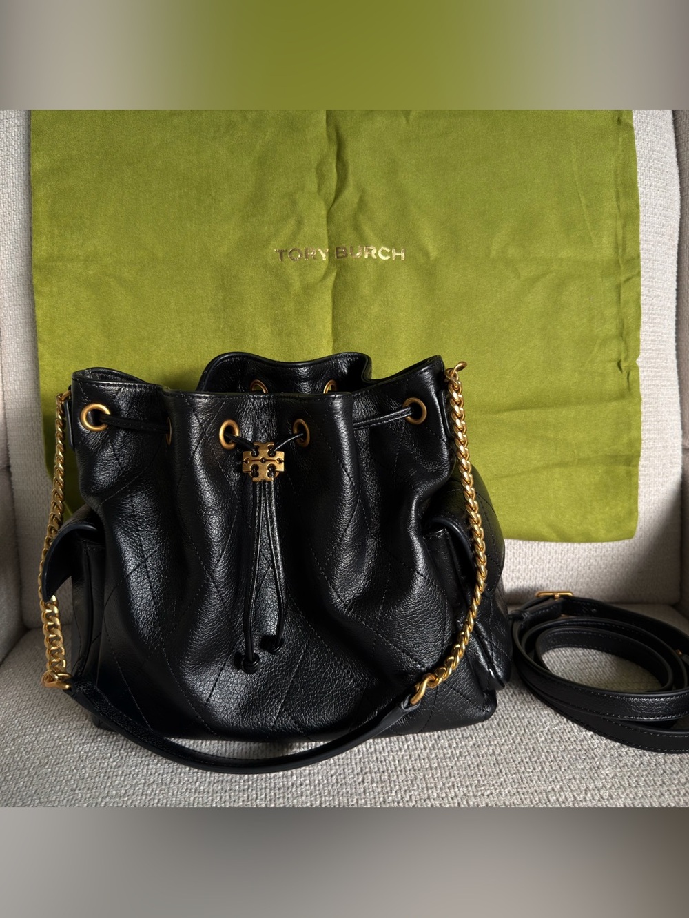 Tory Burch Small Charlie Drawstring